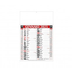 Calendario Olandese rosso e...