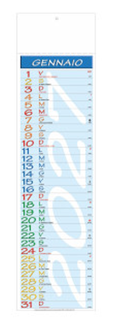 Calendario Olandese Silhouette cm 18x68