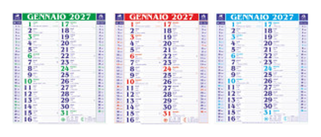 Calendario Olandese da parete cm 28,8x42