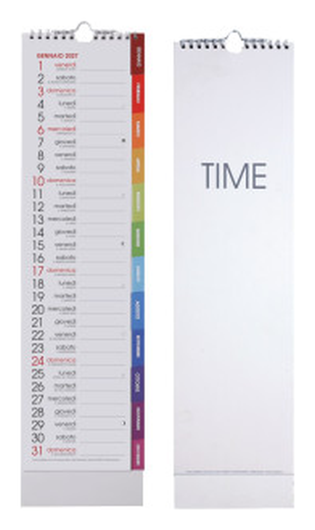 Calendario Silhouette cm 13x50