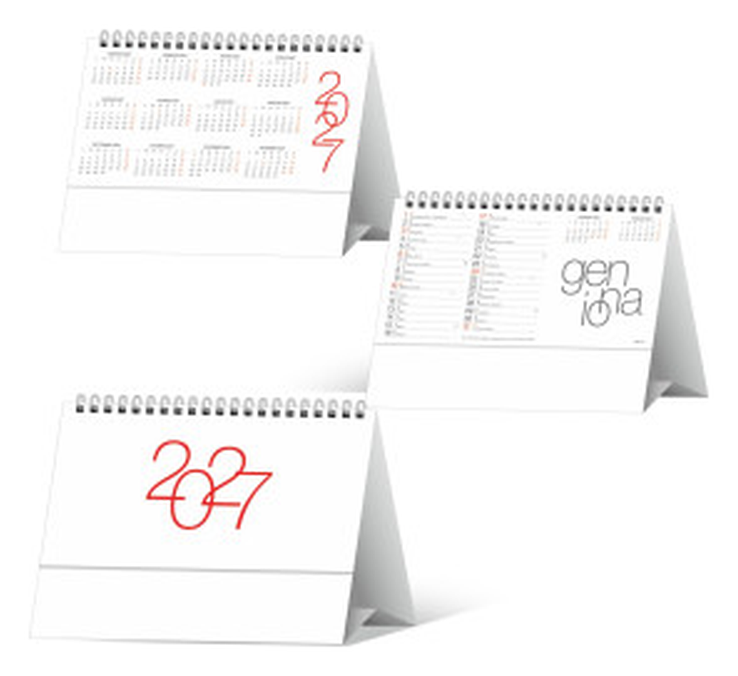 Calendario da tavolo cm 19x14,5