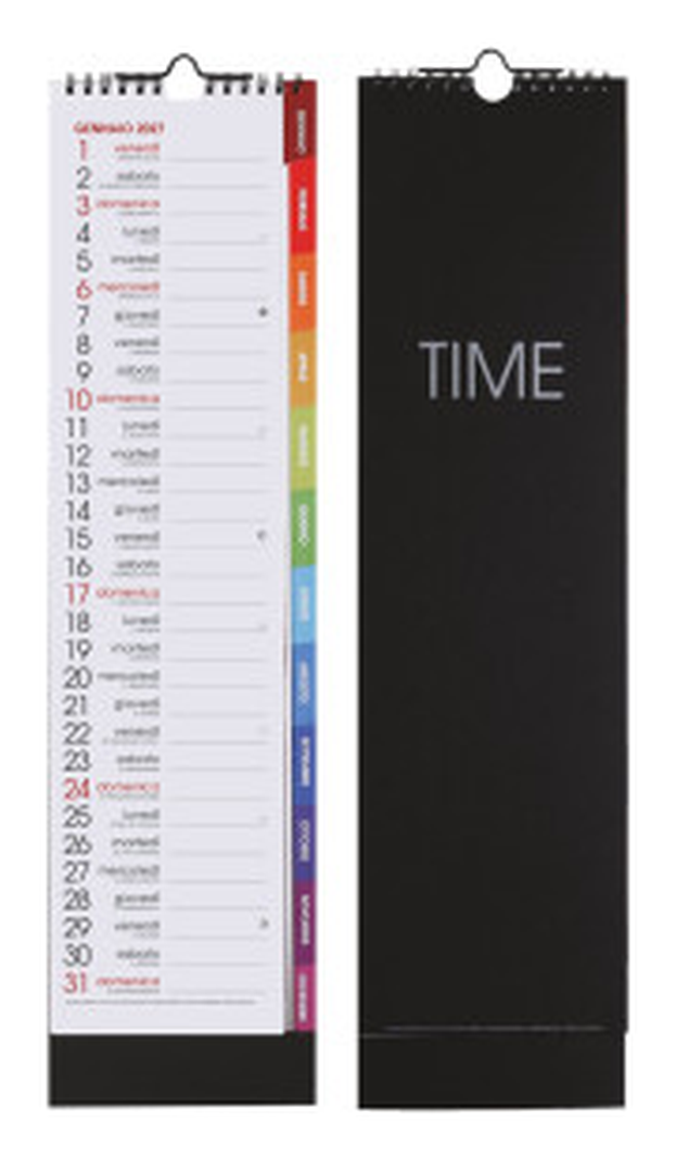 Calendario Silhouette cm 13x50