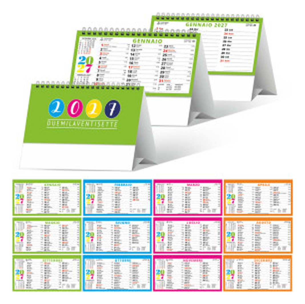 Calendario da tavolo cm 19x14,5