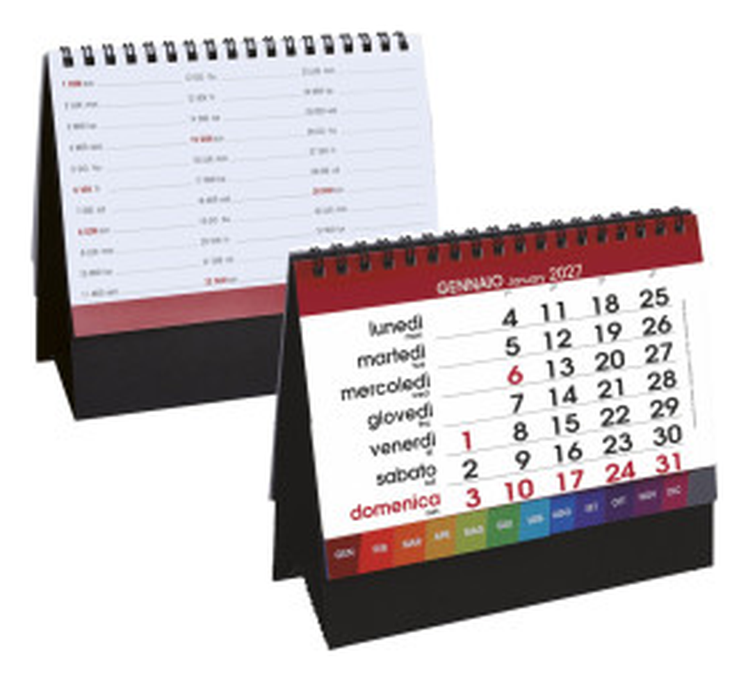 Calendario da tavolo cm 16x14