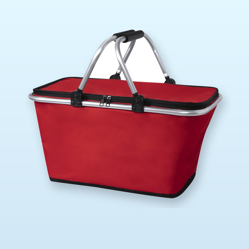 cesto picnic termico - rosso