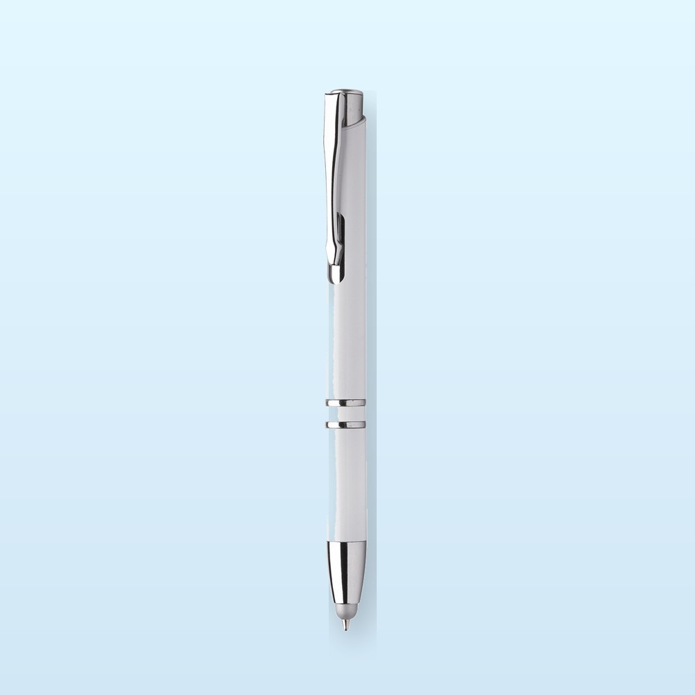 penna a sfera capacitiva antibatterica - bianco