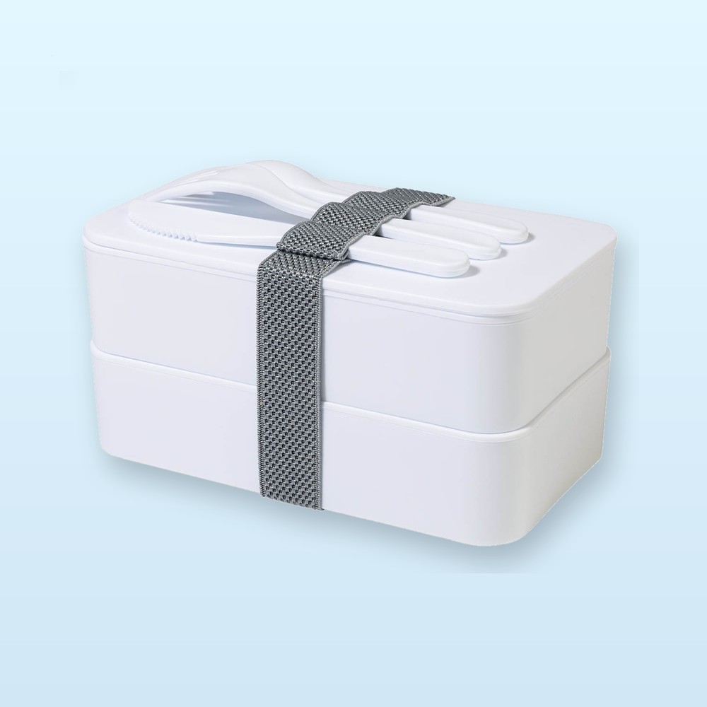 contenitore antibatterico per il pranzo - bianco