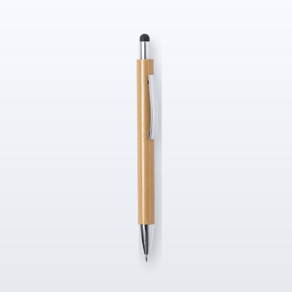 penna a sfera capacitiva in bambù - naturale