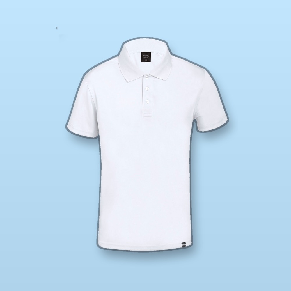 Polo in RPET - bianco - XXL