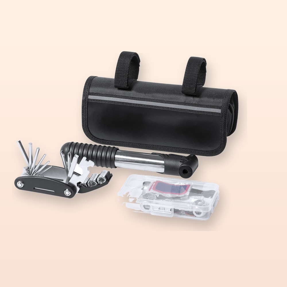 kit attrezzi per bici - nero