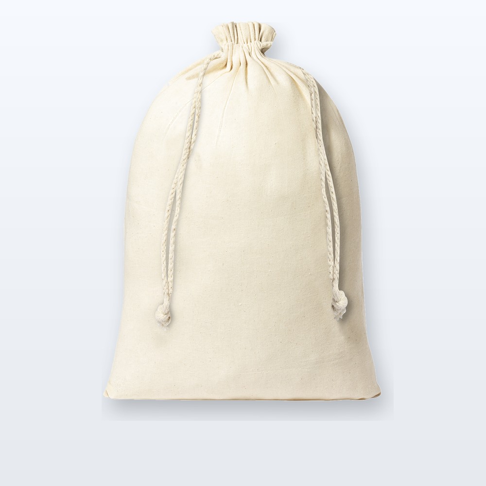 sacchetto regalo in cotone, grande - naturale