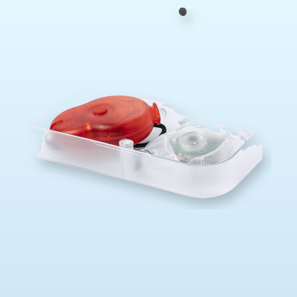 set luci per bicicletta - bianco - rosso