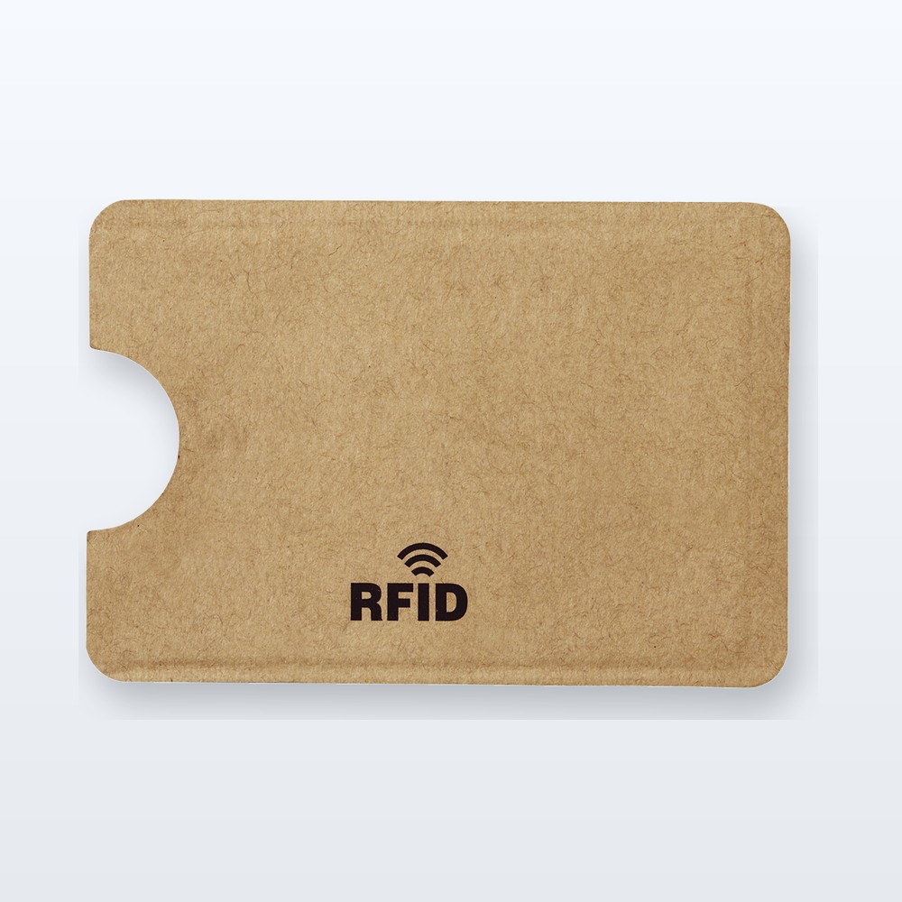 Porta carta di credito RFID - naturale