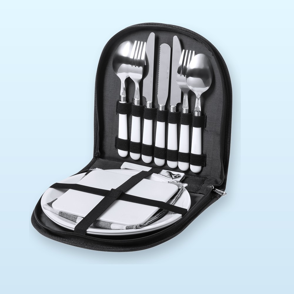 Set picnic in RPET - grigio