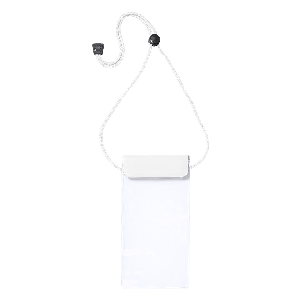 custodia impermeabile per cellulare - bianco - trasparente