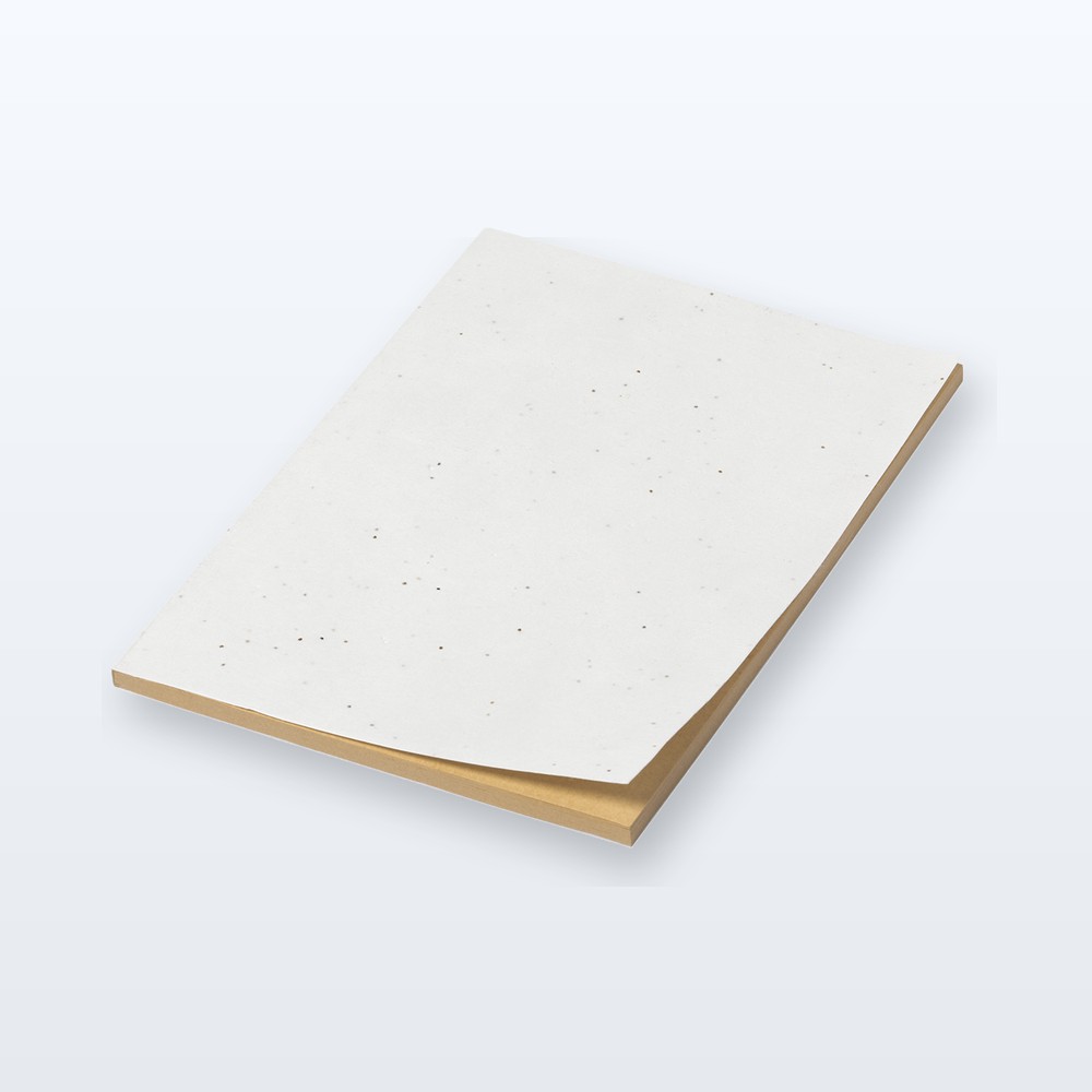 quaderno in carta con semi - naturale