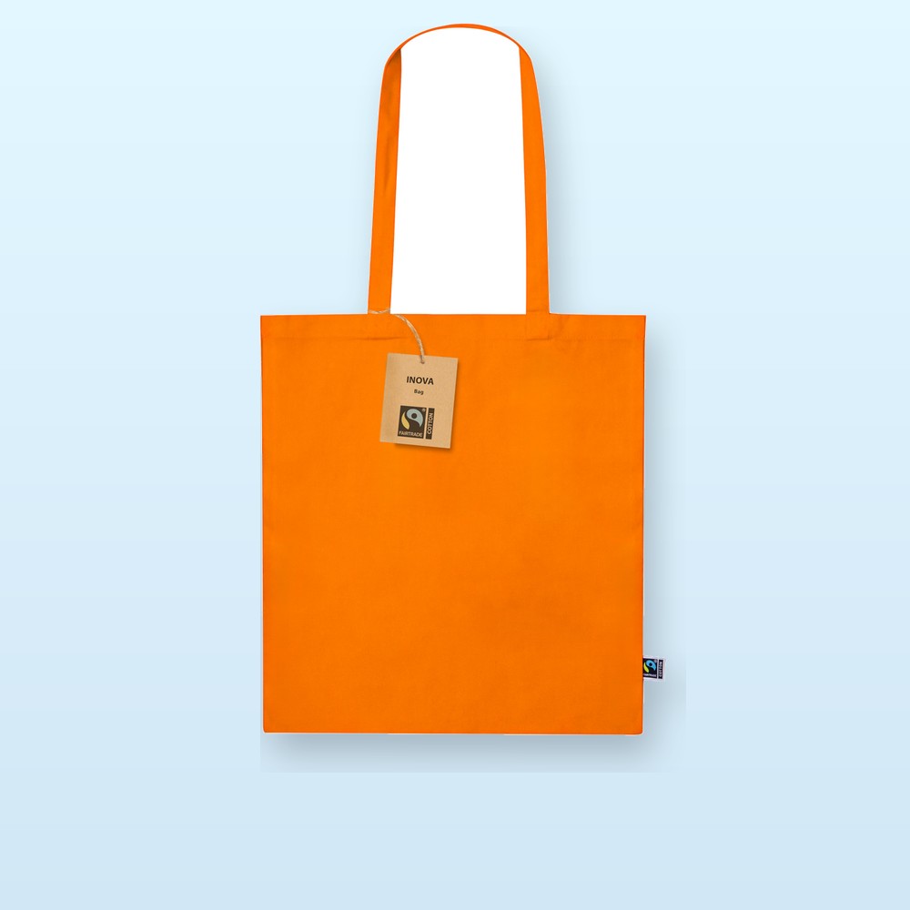 Borsa per la spesa equosolidale - arancione