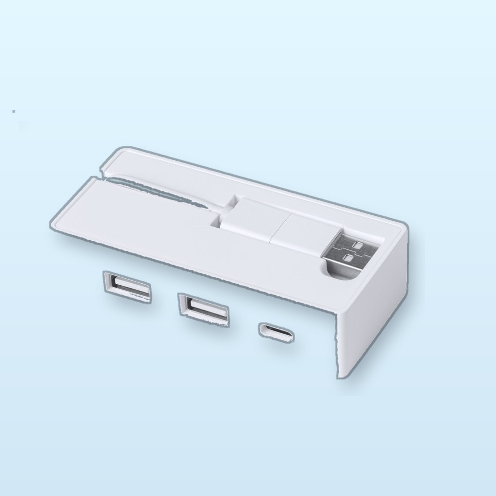 USB hub in RABS - bianco
