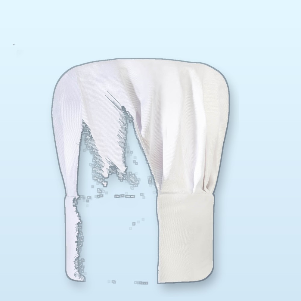 cappello da cuoco - bianco