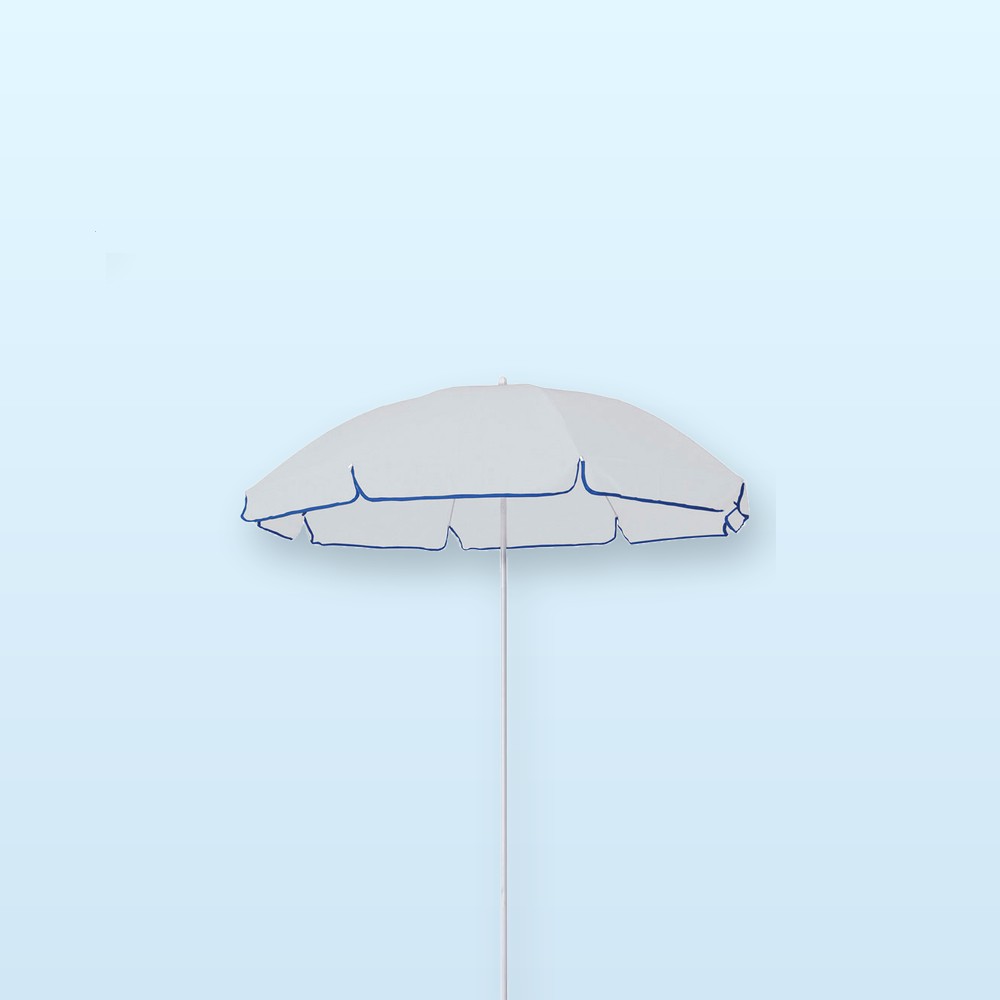 ombrellone - bianco - blu