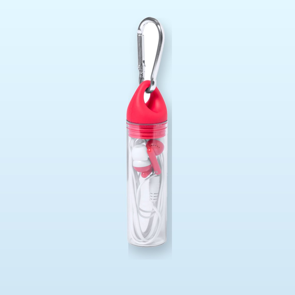 auricolari - rosso - bianco