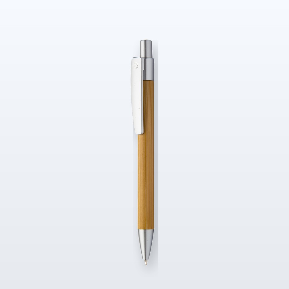 penna a sfera - naturale - argento