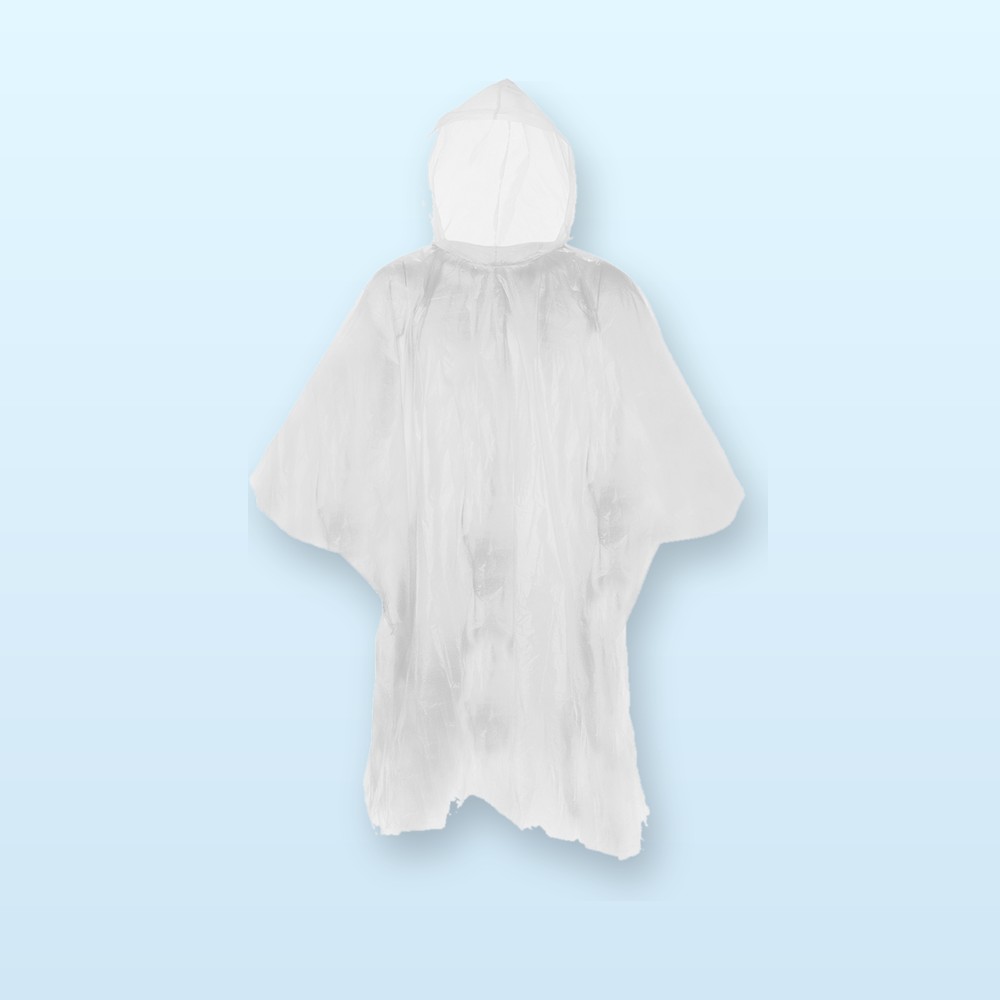 poncho impermeabile - bianco