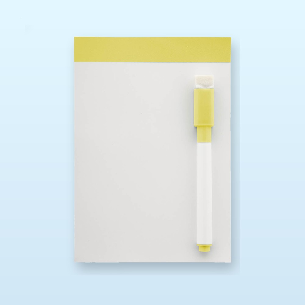 lavagna magnetica - giallo - bianco