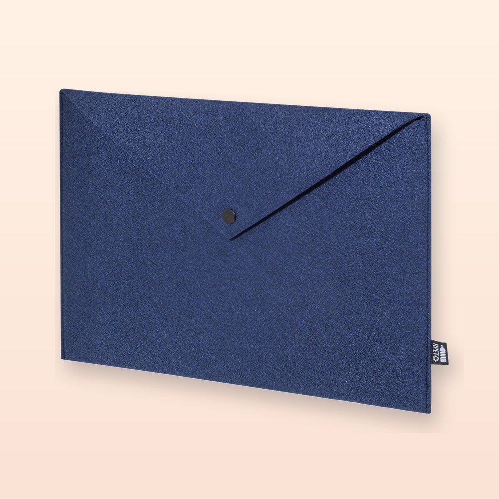 Cartellina in RPET - blu scuro