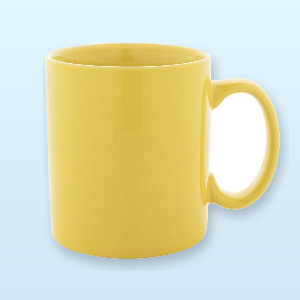 Tazza in ceramica colorata - giallo