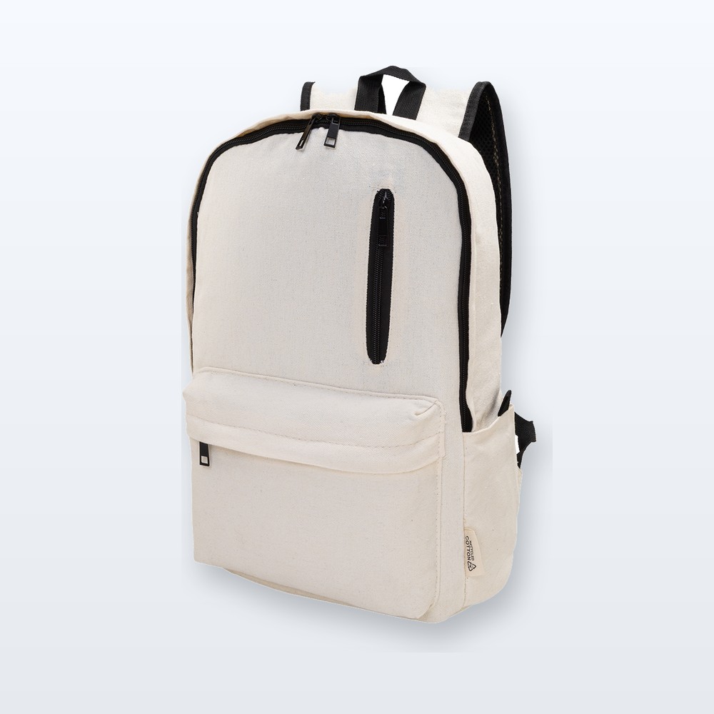 Zaino in canvas riciclato - naturale