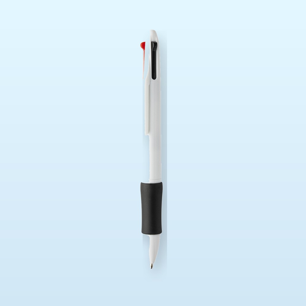 Penna a sfera in RABS 4 colori - bianco