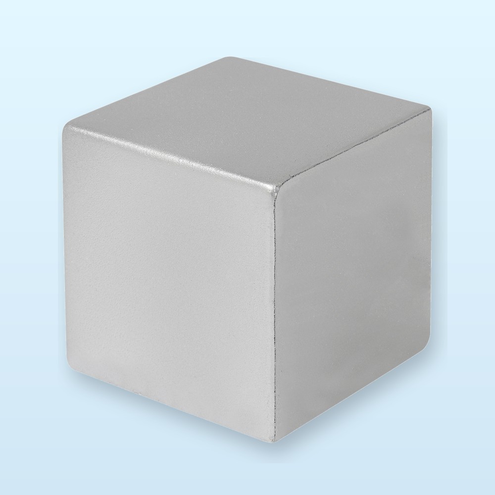 Cubo antistress metallizzato - argento