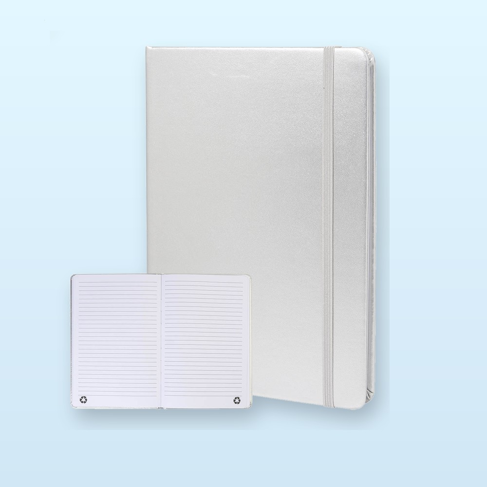 Quaderno in RPU - argento