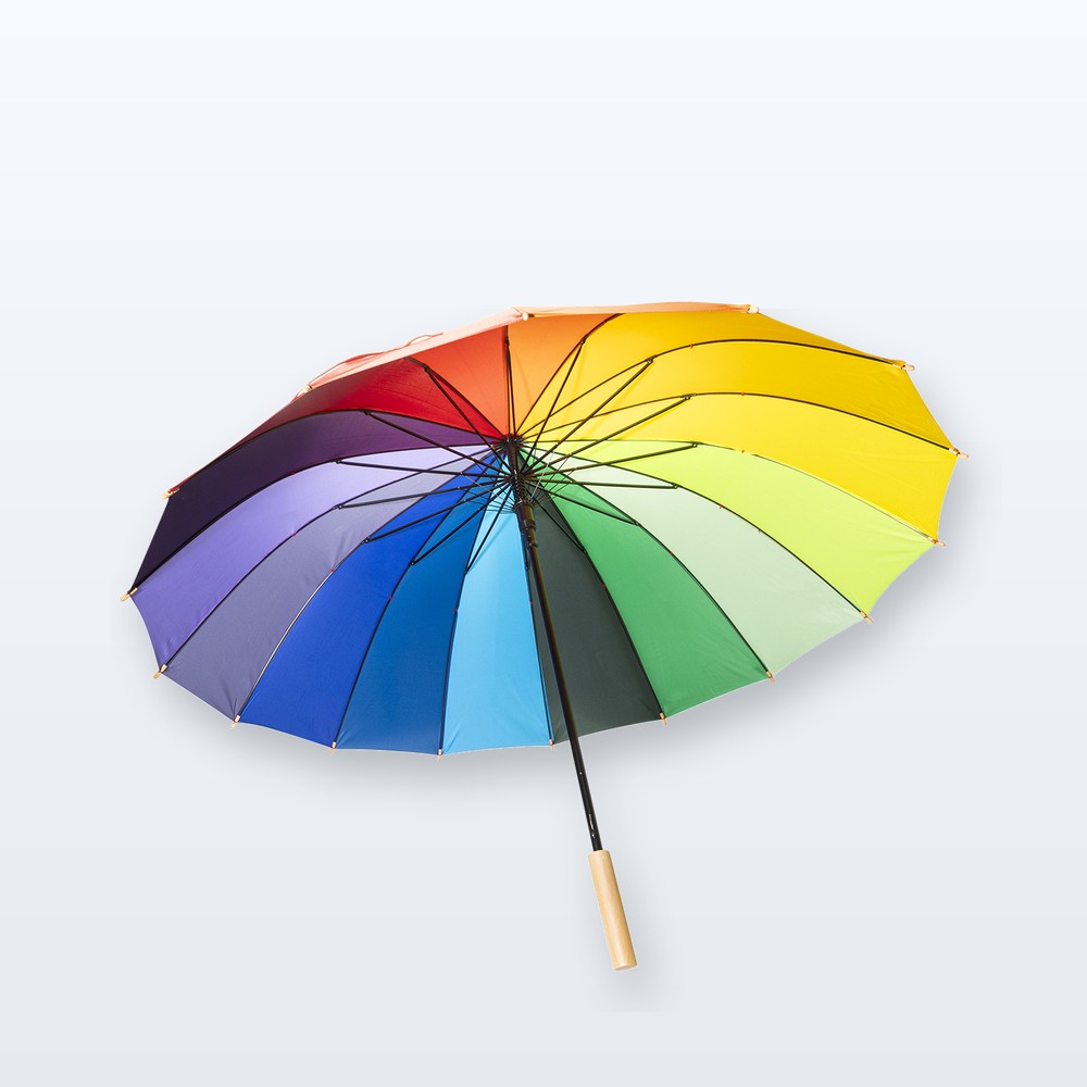 Ombrello arcobaleno - multicolore