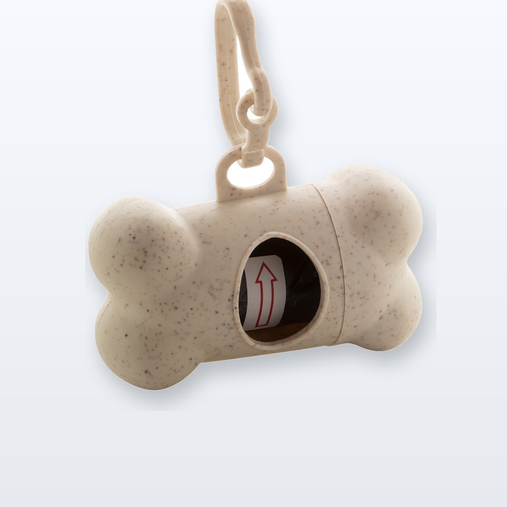 dispenser, sacchetti per cani - beige