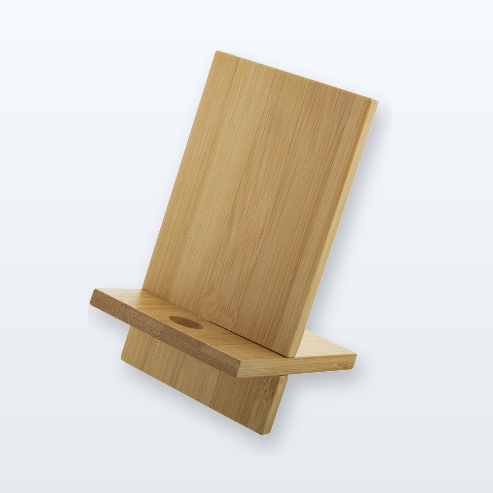 supporto cellulare in bambù - naturale