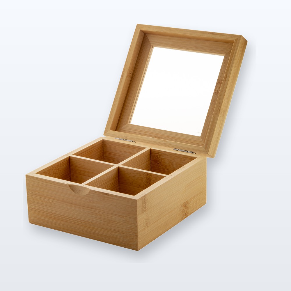 Scatola per te in bambù - naturale