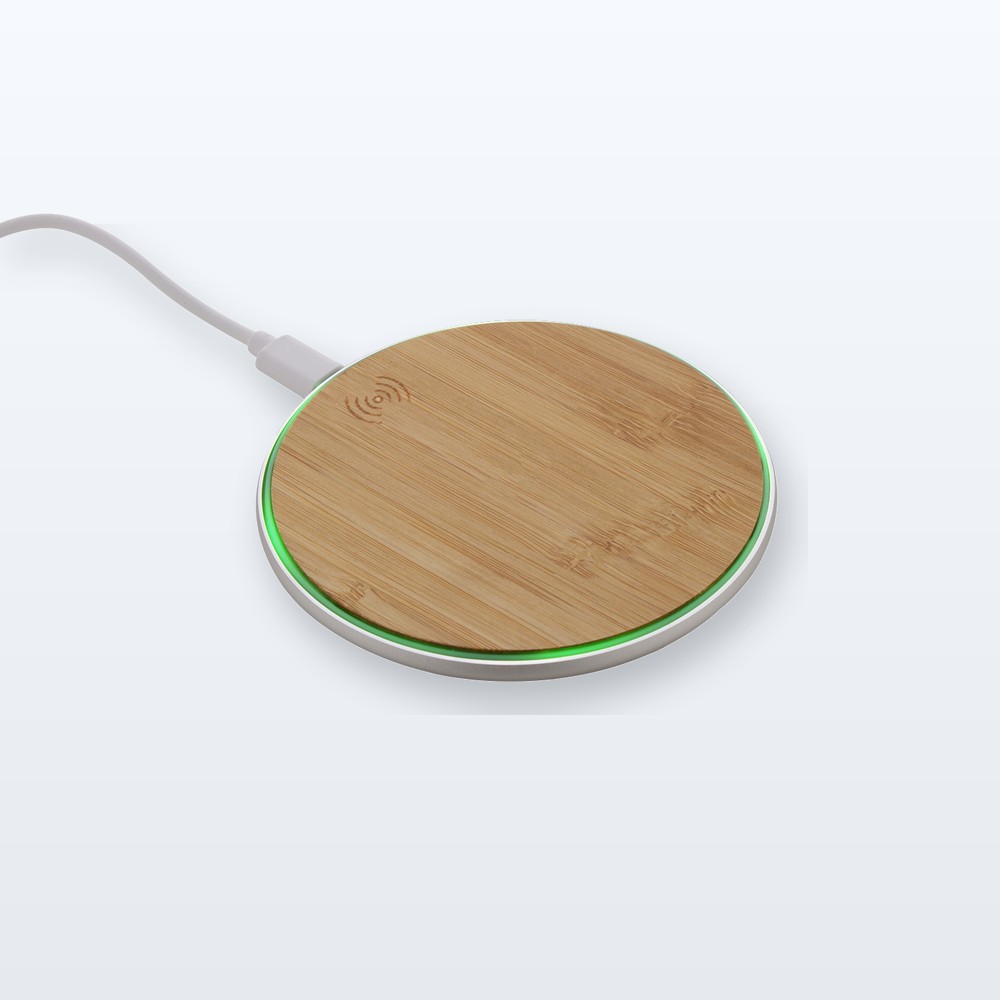 Caricabatterie wireless - naturale - argento