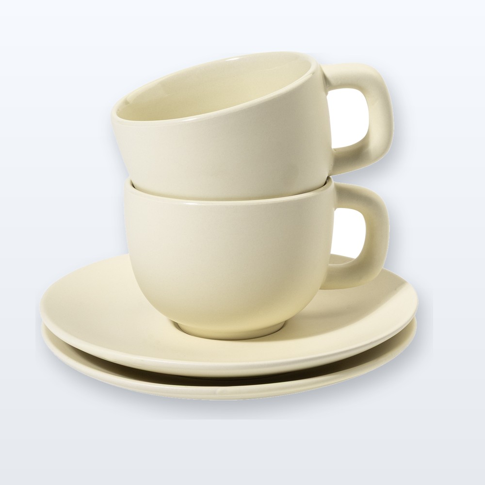 Set tazze da cappuccino - naturale