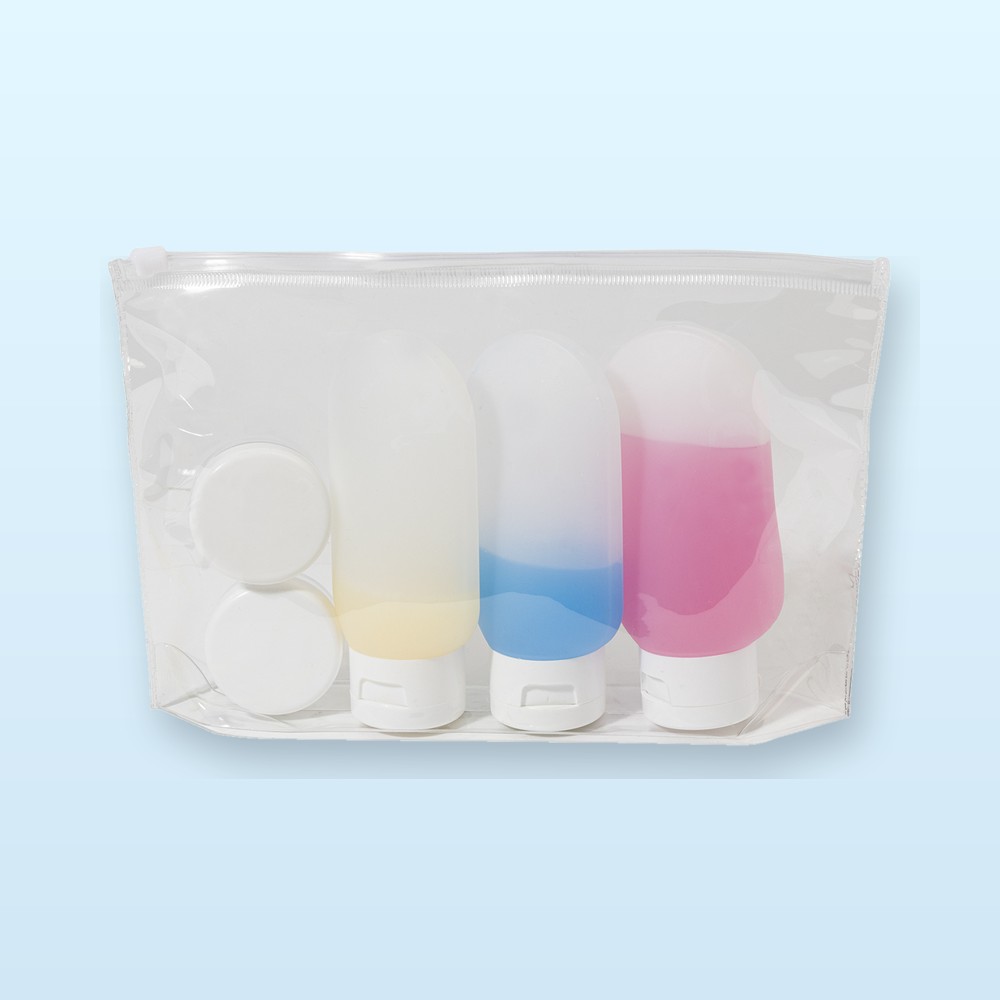 set da viaggio per cosmetici - bianco