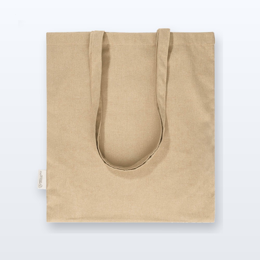 Shopper in cotone riciclato - naturale