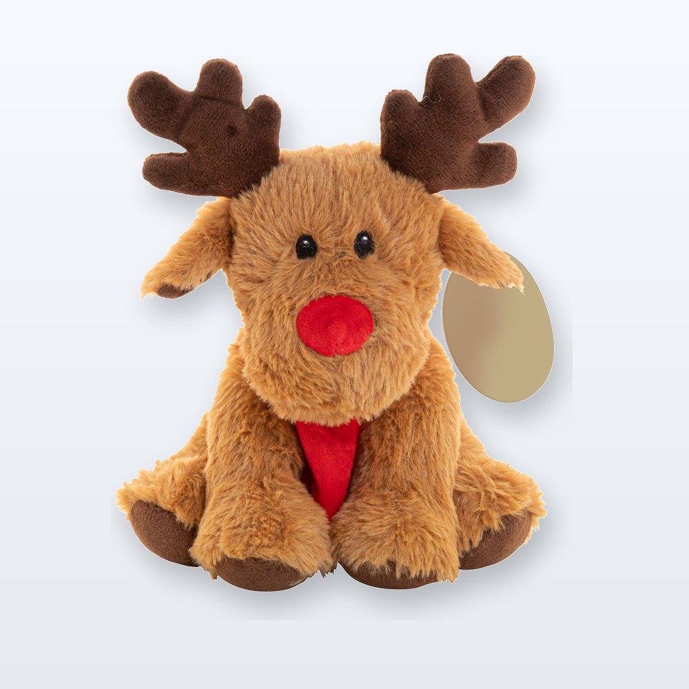 Renna di peluche in RPET - marrone