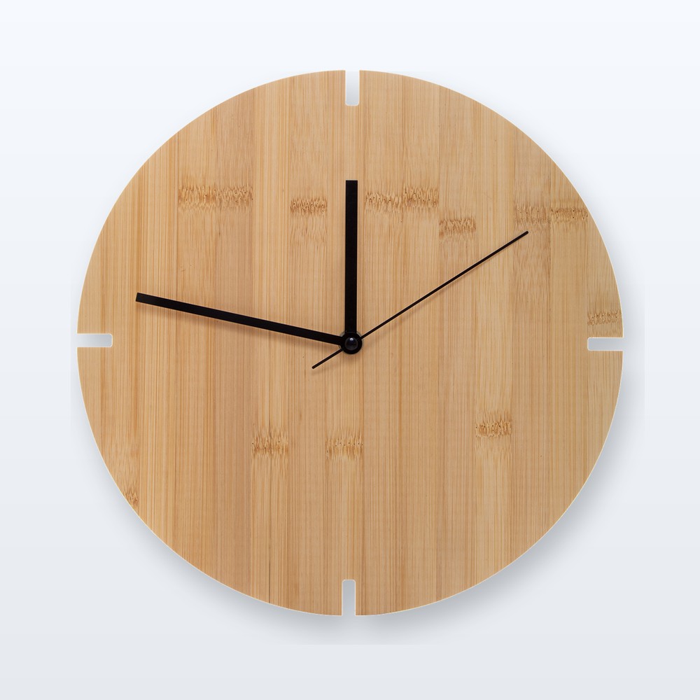 Orologio da parete in bambù - naturale