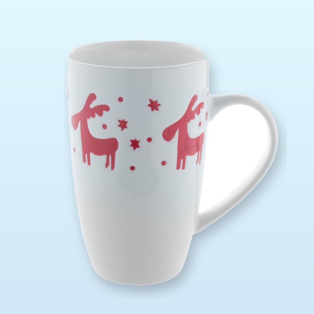 Mug Natalizio in porcellana - bianco