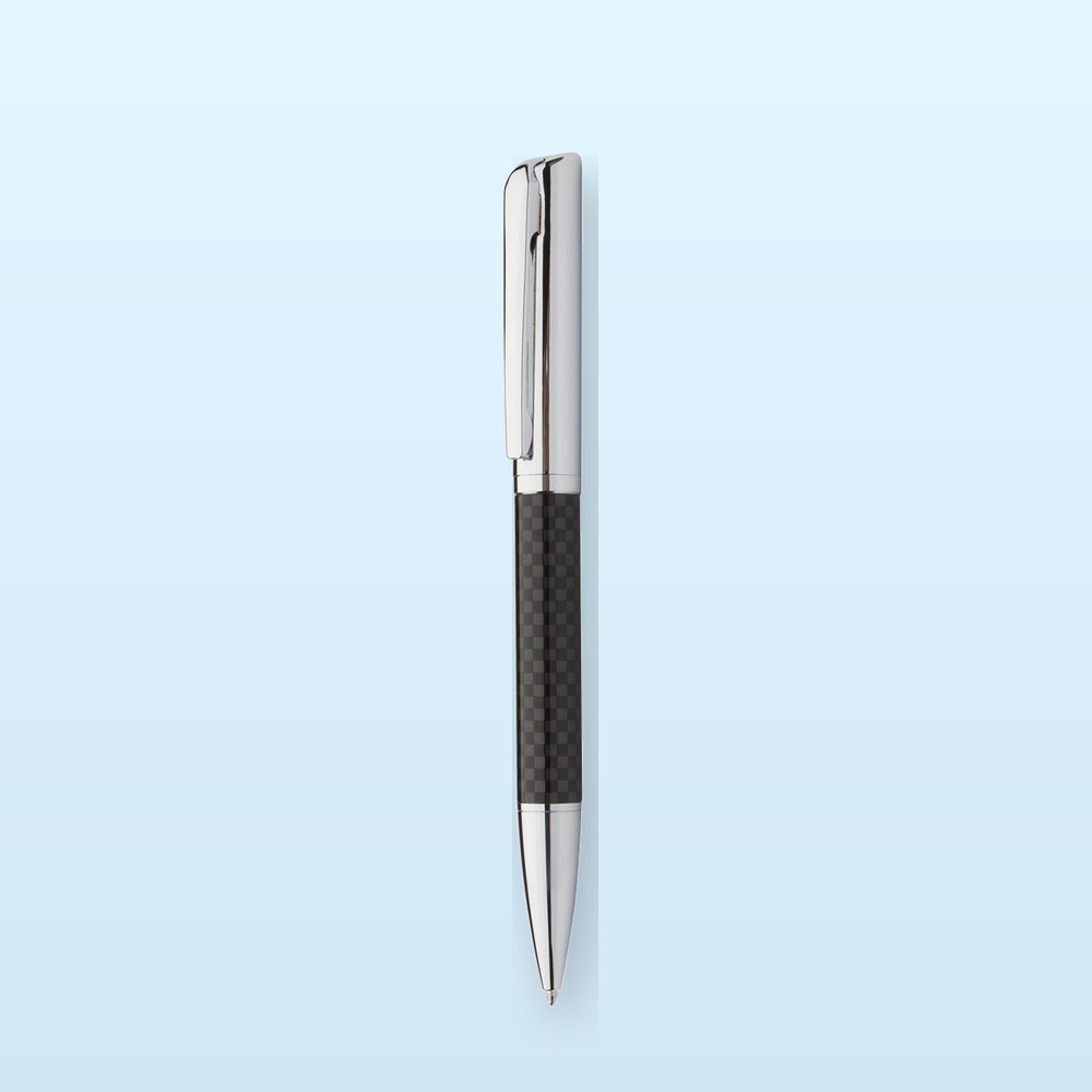 penna a sfera - argento - nero
