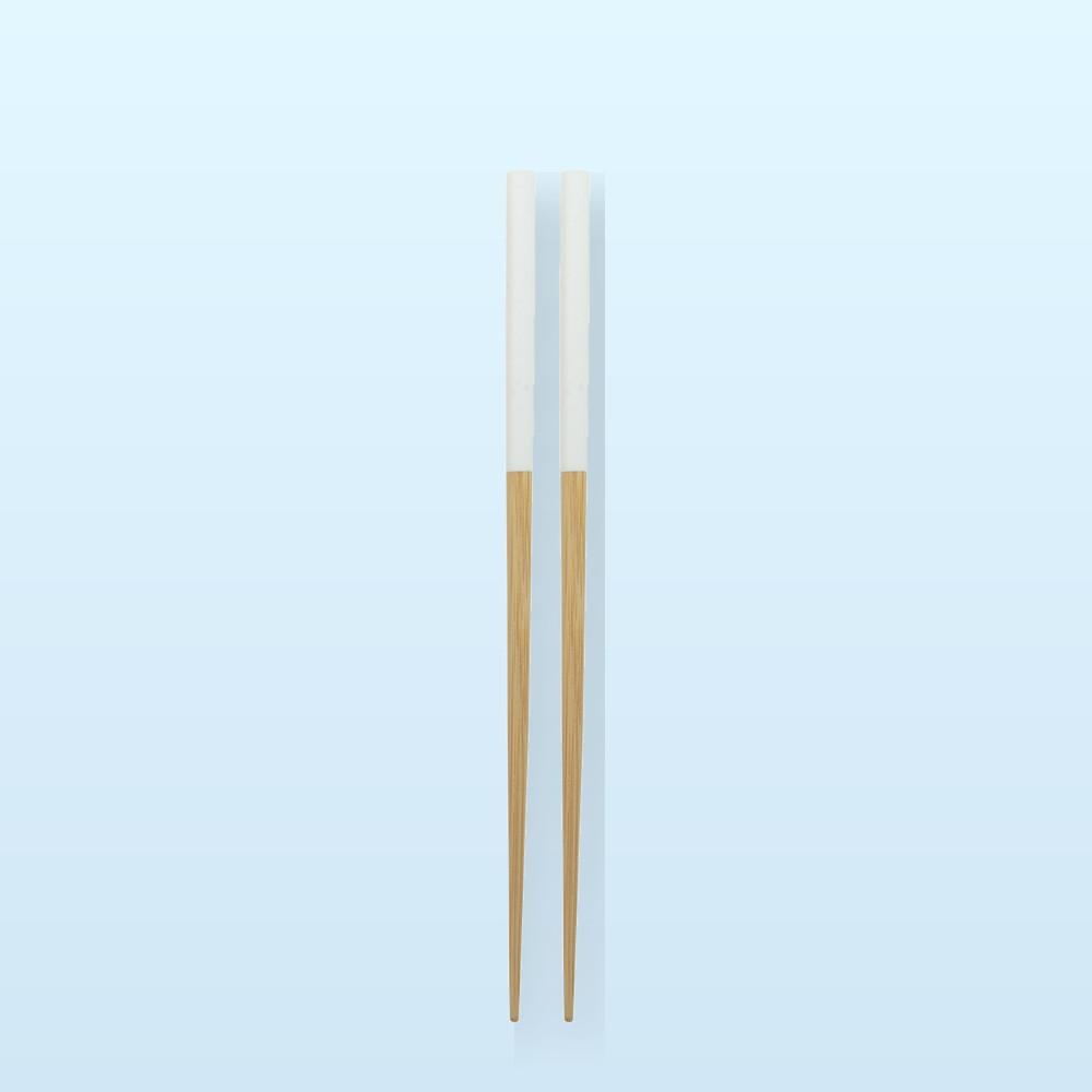 bacchette in bambù - bianco - naturale