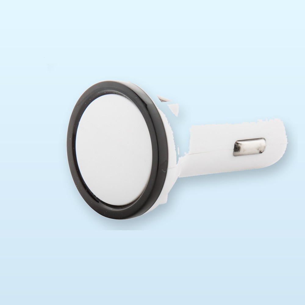 caricabatterie USB da auto - bianco