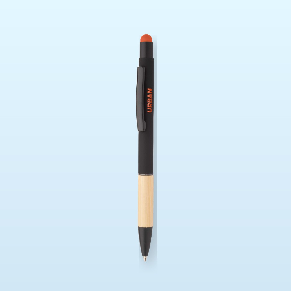 penna a sfera capacitiva - arancione - nero
