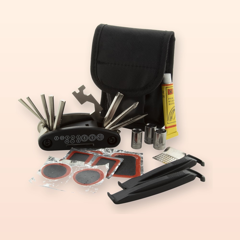 kit attrezzi per bici - nero